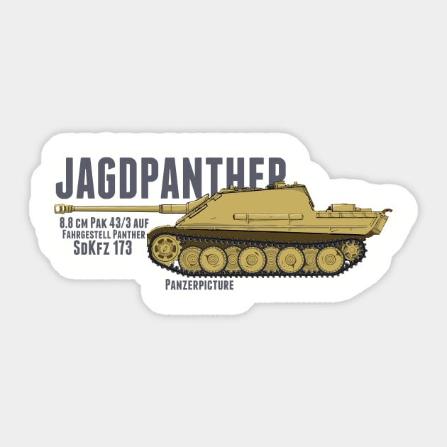 JAGDPANTHER Sticker by Panzerpicture